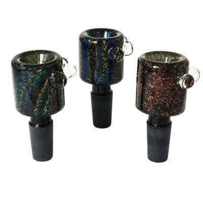 Cosmic Glitter Glass Cone Bowl Random Colours