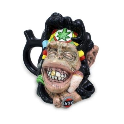 Rasta Chimp Smoking Mug
