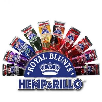 Hemparillo by Royal Blunts Hemp Wraps – 4 Wraps Per Pack, Assorted Flavours